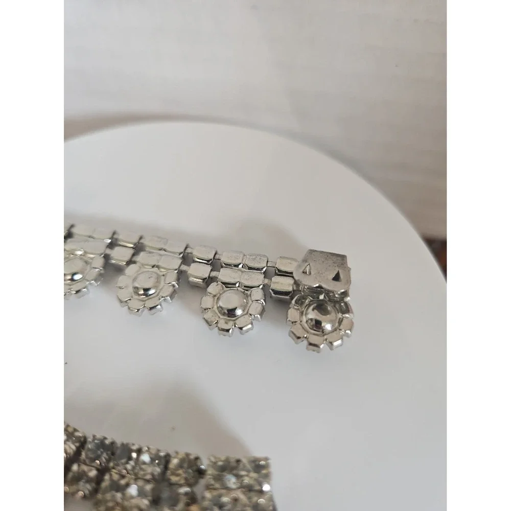 Vintage Rhinestone Shoe Clips Dressy Flair Fancy Accessory Set